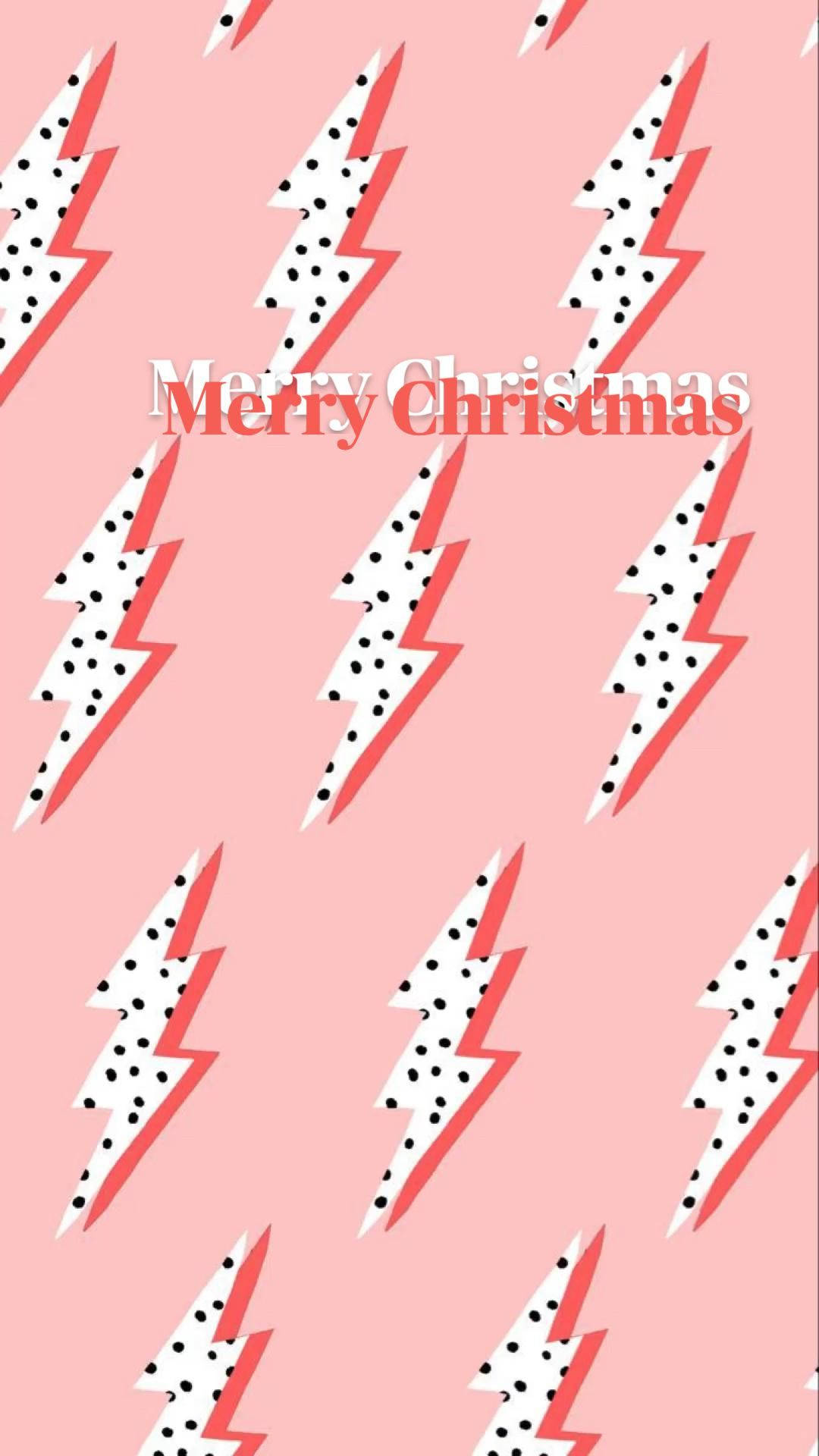 Patrón Preppy de Rayo Navideño Fondos de pantalla