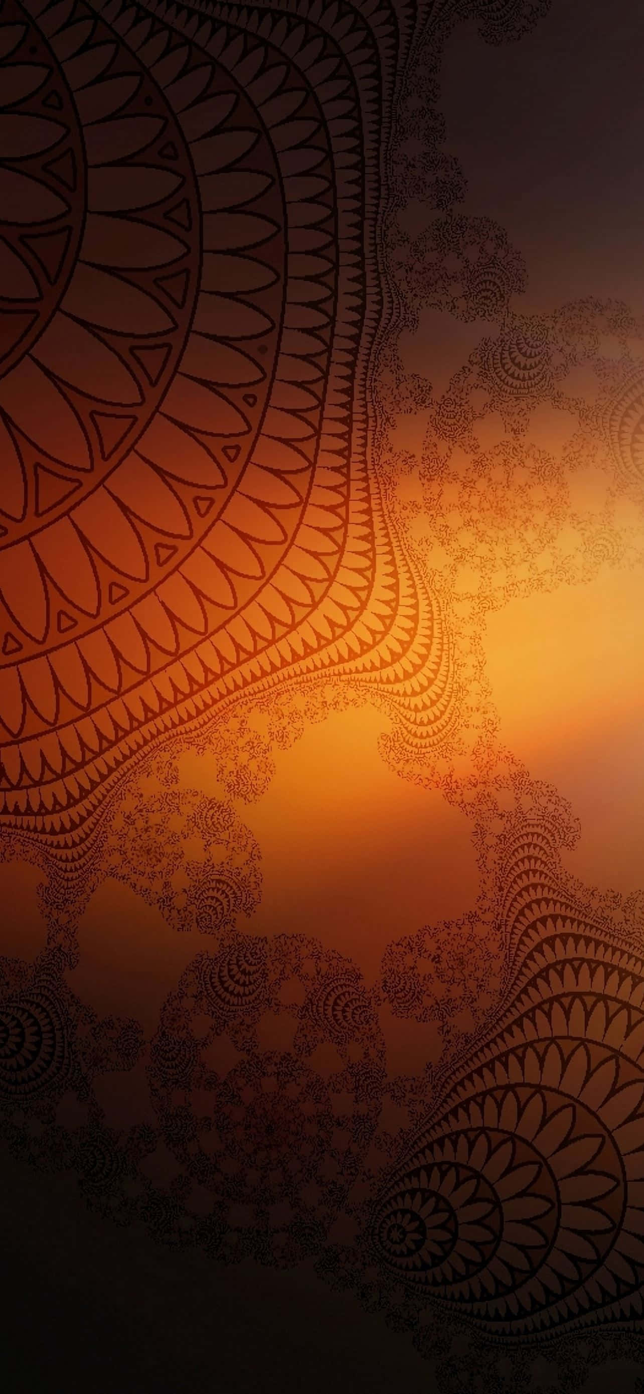 Patrón Tribal Bronce Fondos de pantalla