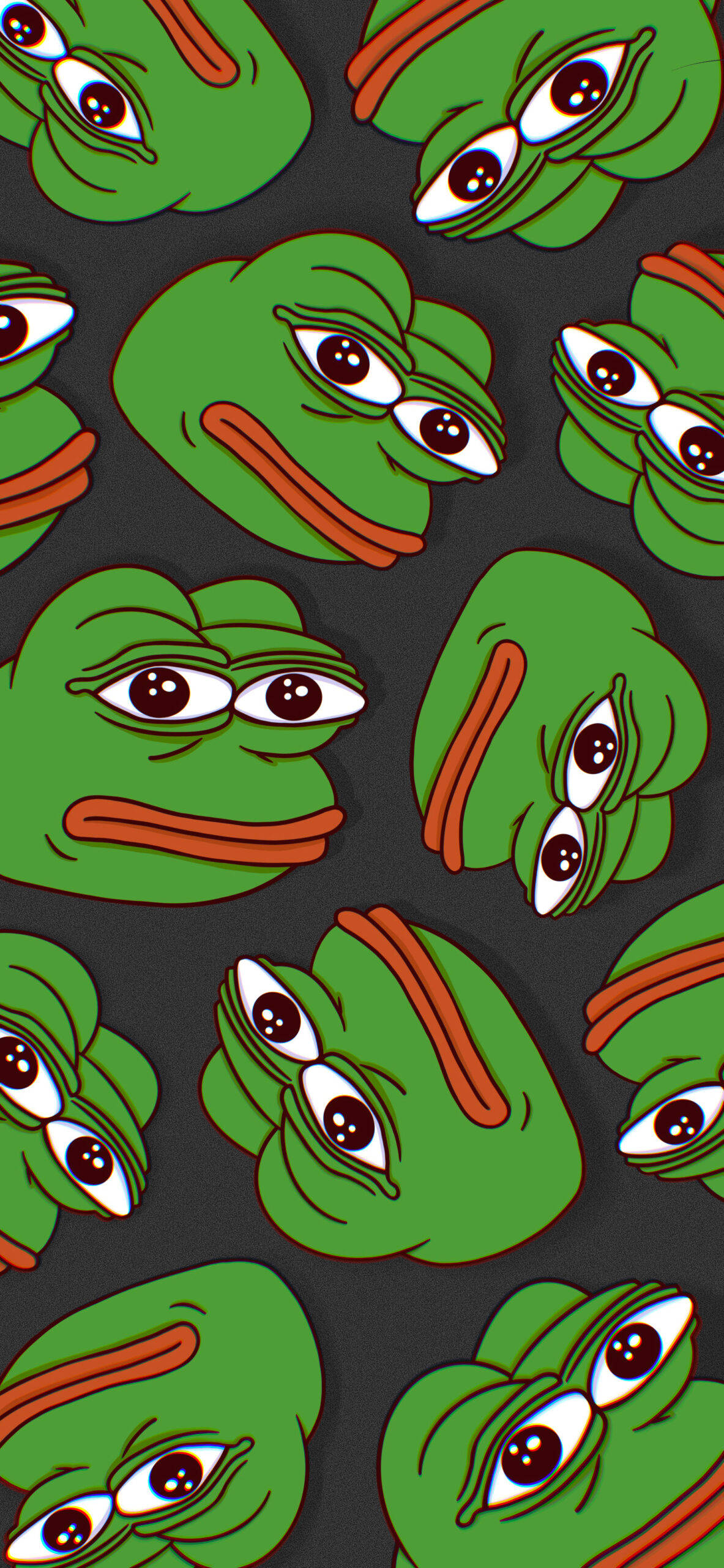 Patrón Verde de Pepe la Rana Fondos de pantalla