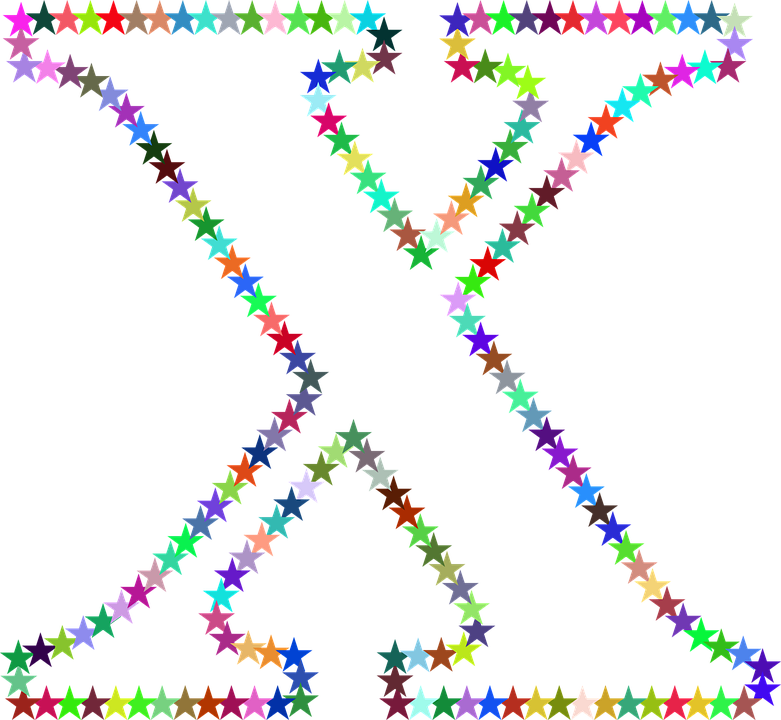 Patrones Abstractos de Estrellas Coloridas Fondos de pantalla