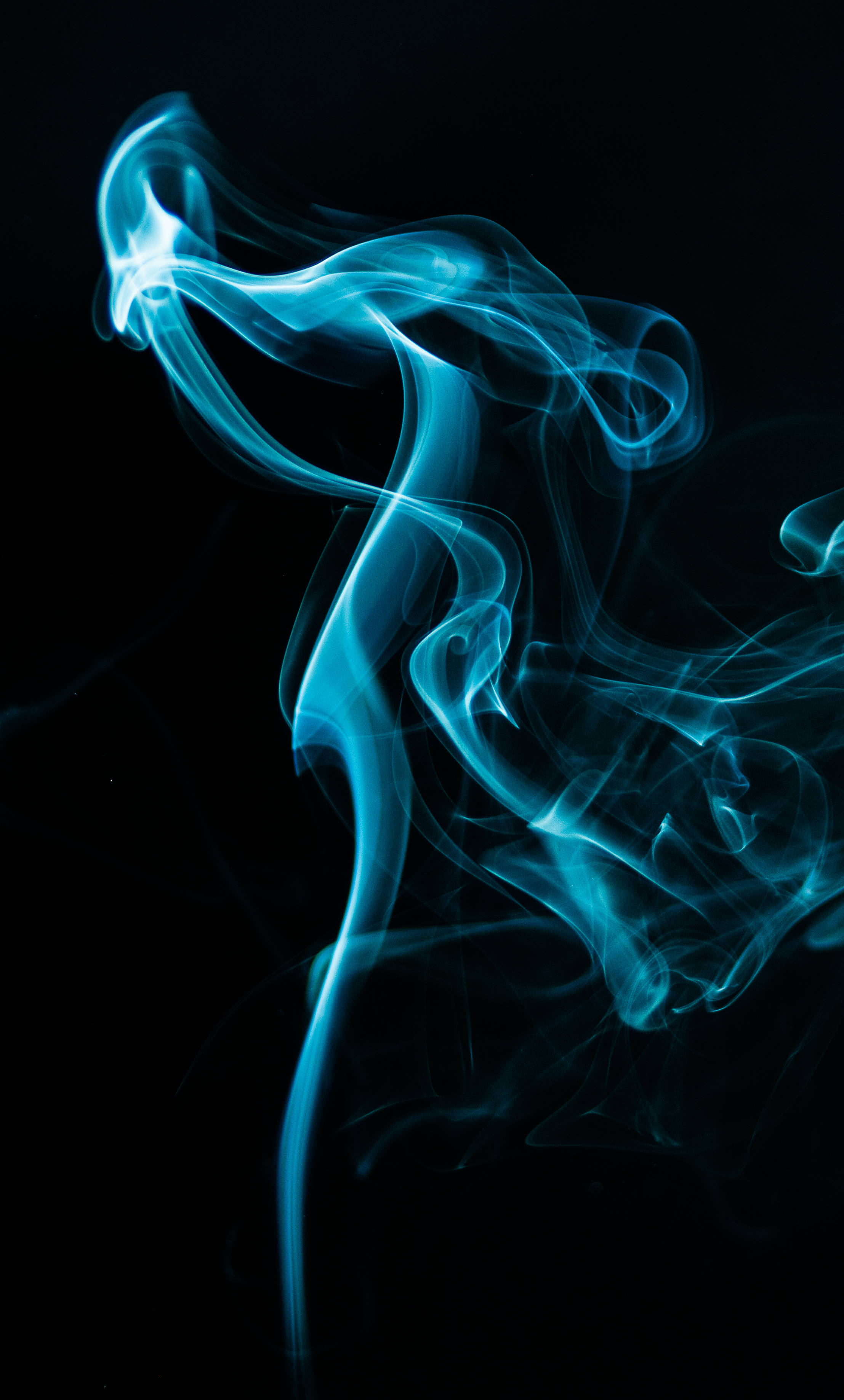 Patrones de Humo Azul Fluido Fondos de pantalla