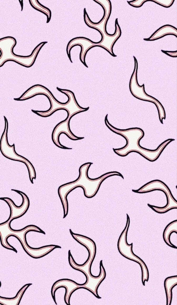Patrones de Llamas Rosas Fondos de pantalla