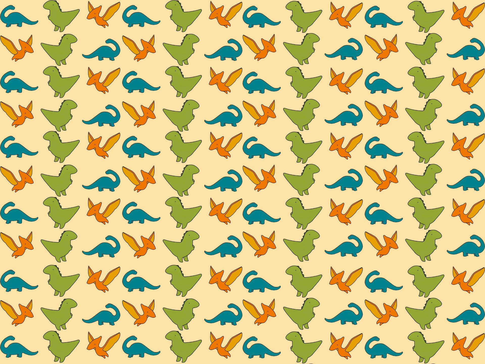 Fondo de pantalla estético de patrones de dinosaurios para iPad