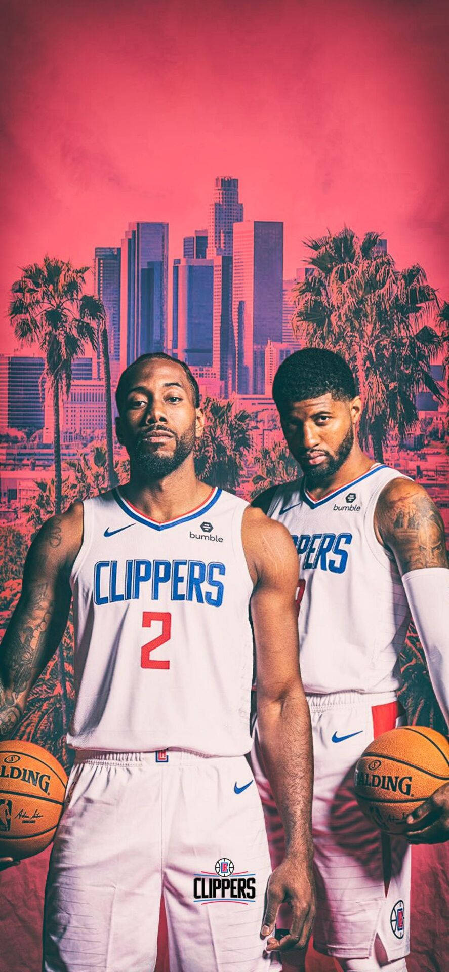 Paul George y Kawhi Leonard Fondos de pantalla