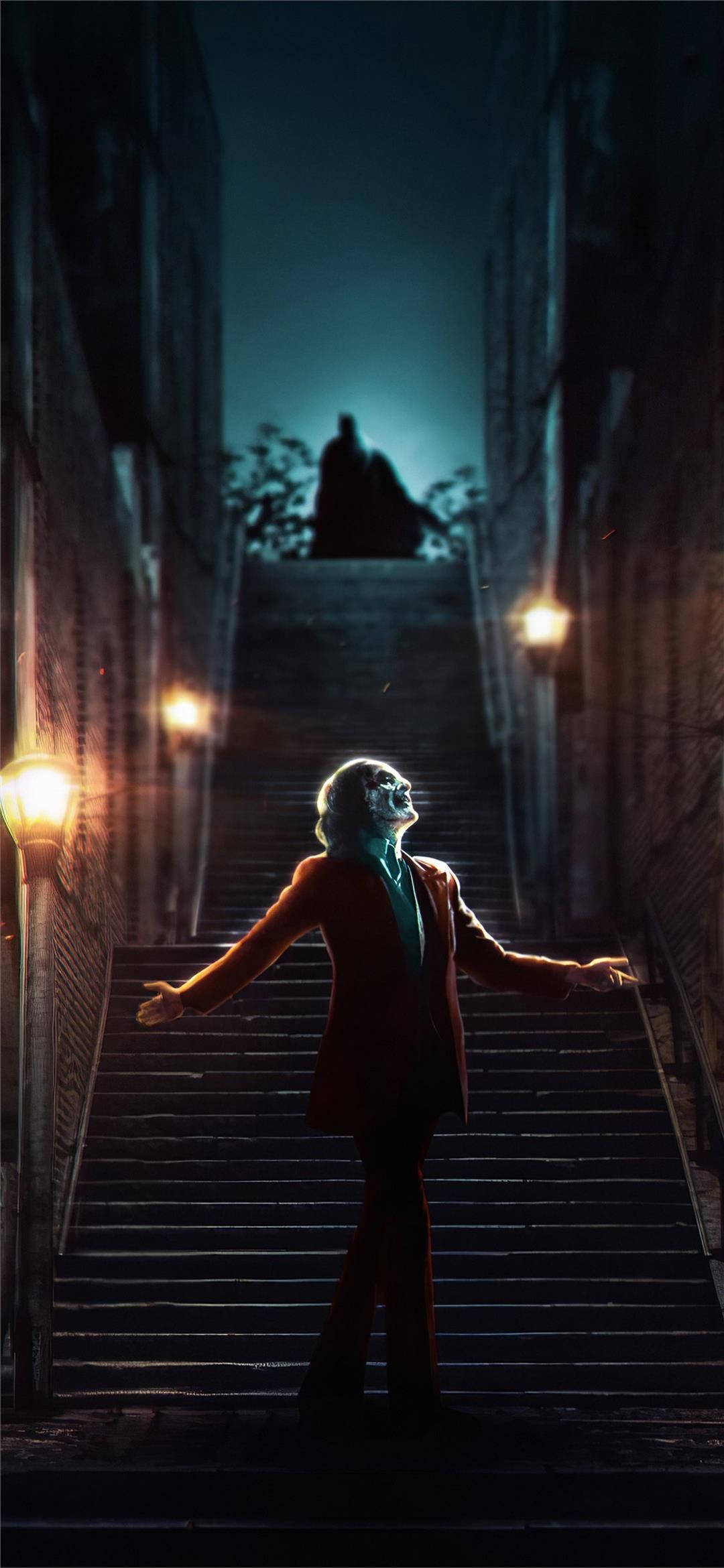 Payaso Bailando en la Escalera Joker 2019 Fondos de pantalla