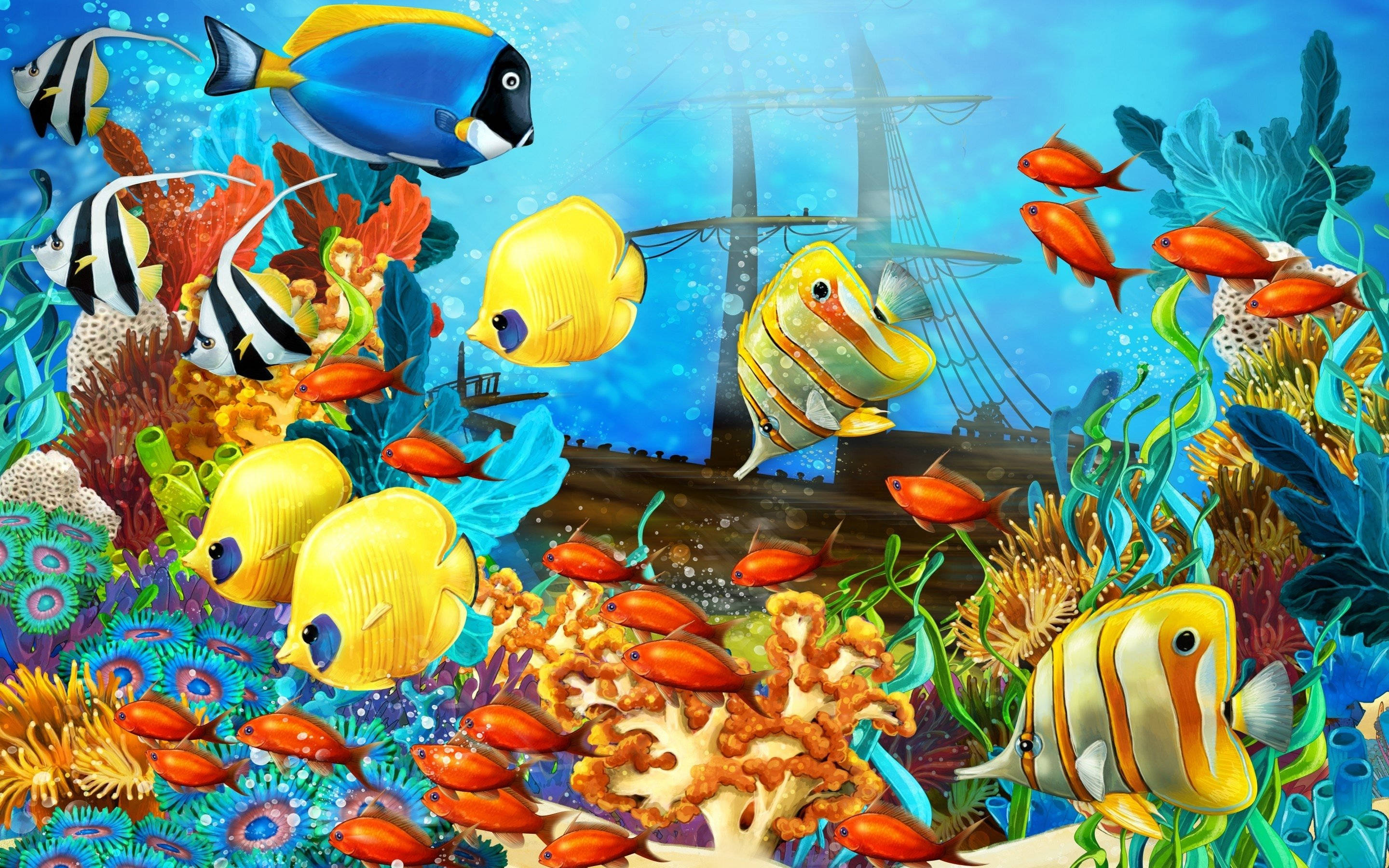 Peces geniales y coloridos Fondos de pantalla