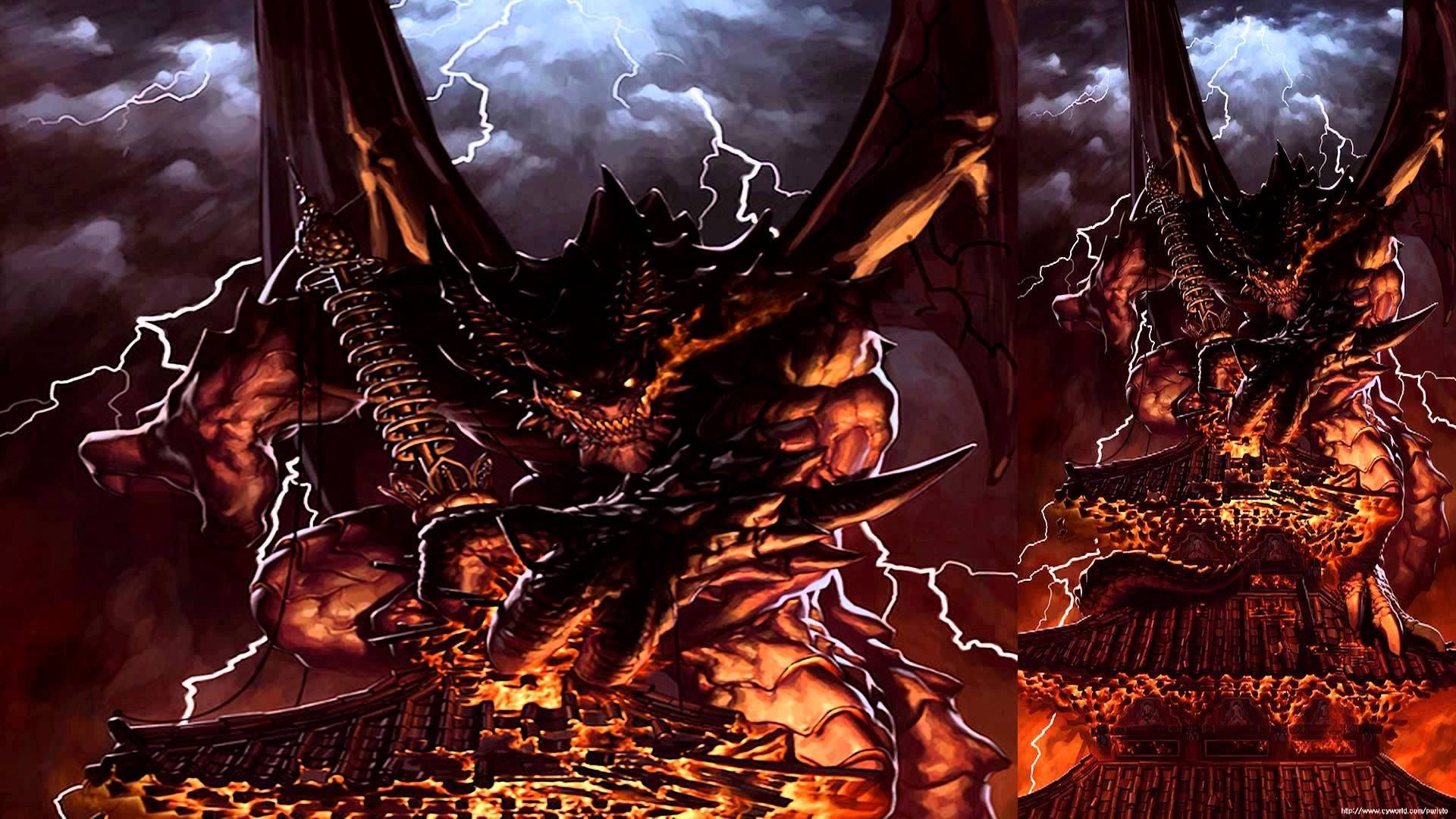 Pelea de Anime Demonio de Dungeon Fighter Fondos de pantalla