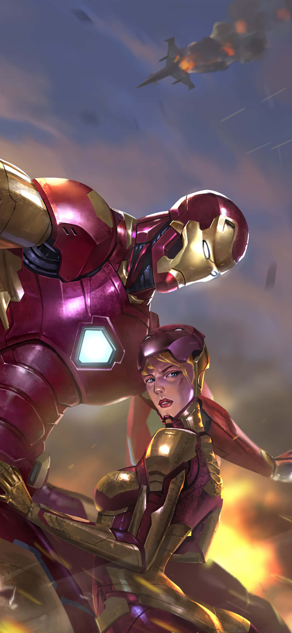 Pepper Potts en Pie con Determinación Fondos de pantalla