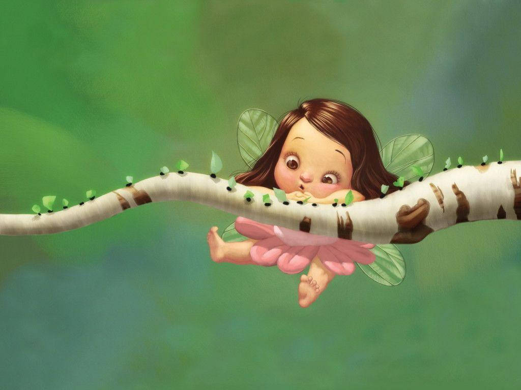 Pequeña Hada Linda para Escritorio Fondos de pantalla