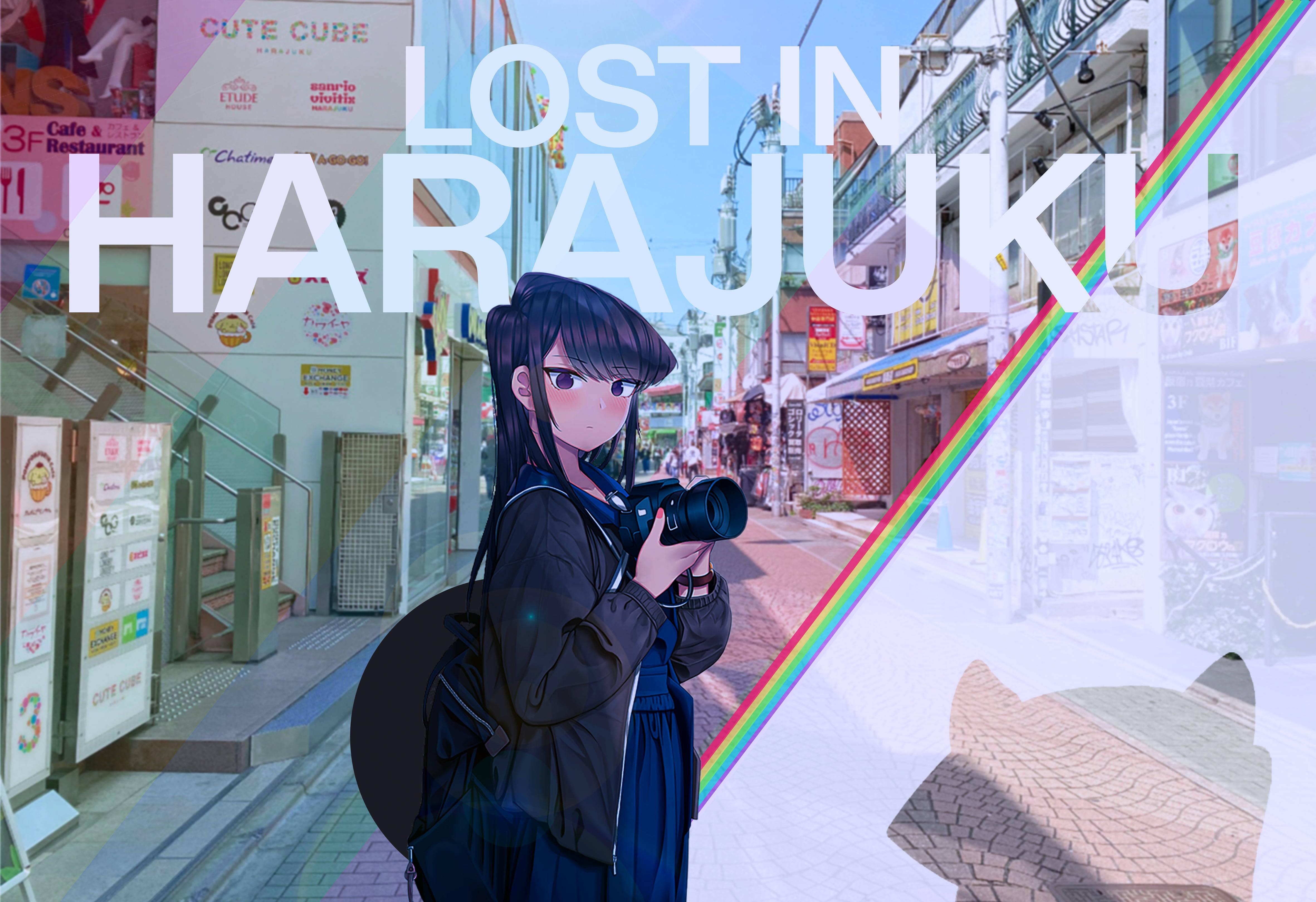 Perdida en Harajuku Tokio Japón Chica Fondos de pantalla
