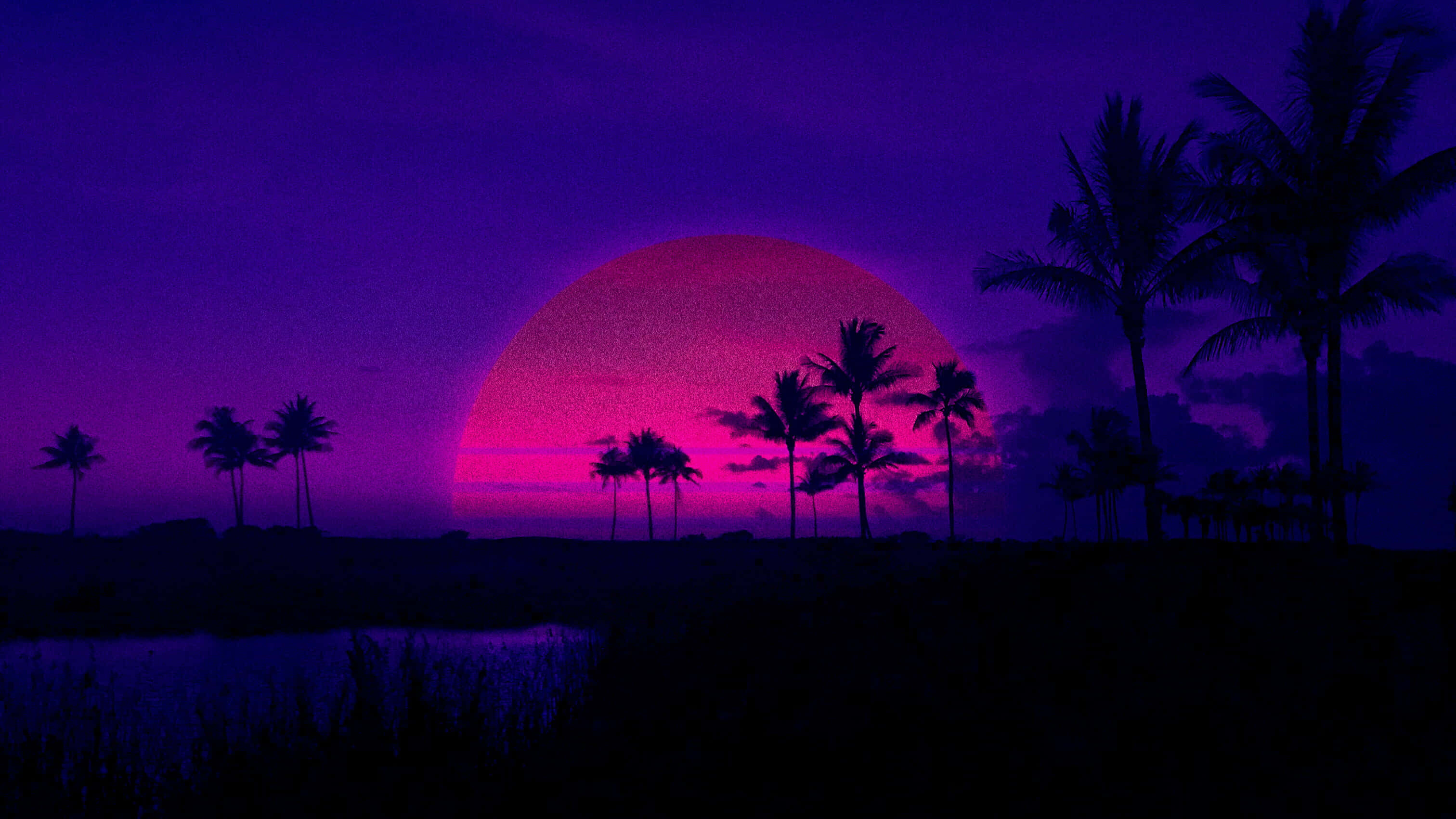 Perdido en un mar de púrpura oscuro, solo belleza a la vista. Fondos de pantalla