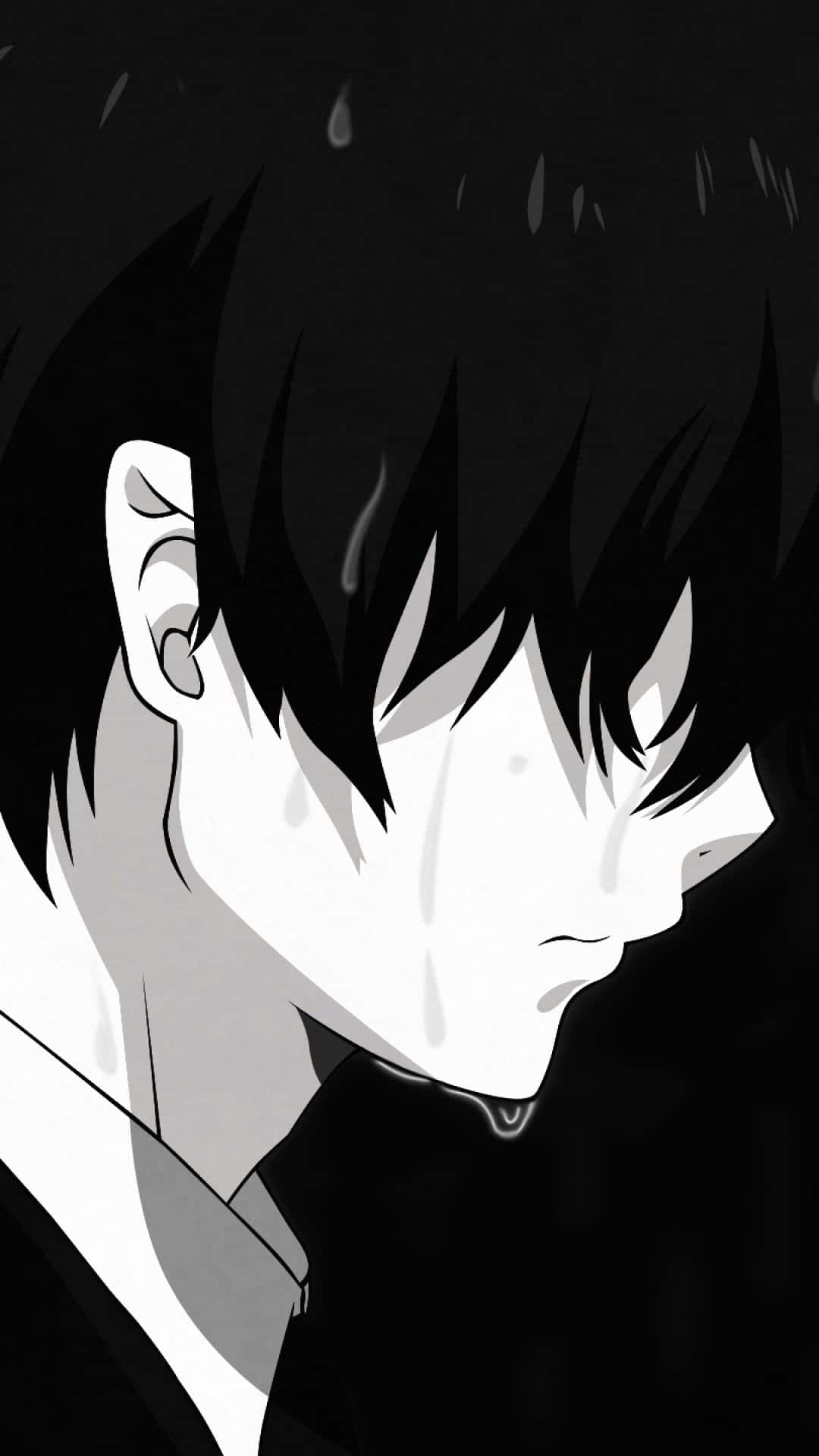 Perfil de anime chico triste Fondos de pantalla