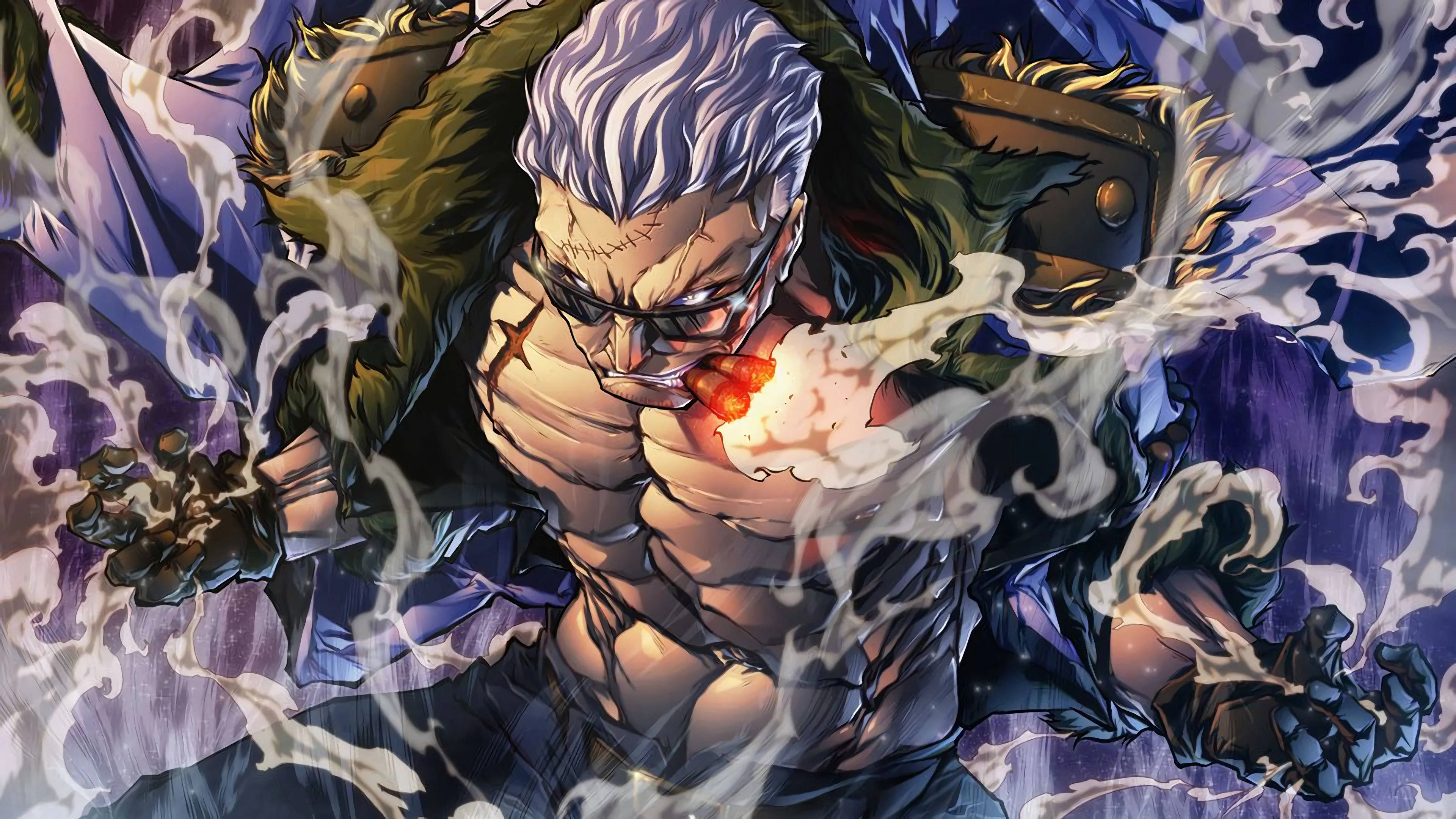 Perfil de anime de Smoker Fondos de pantalla