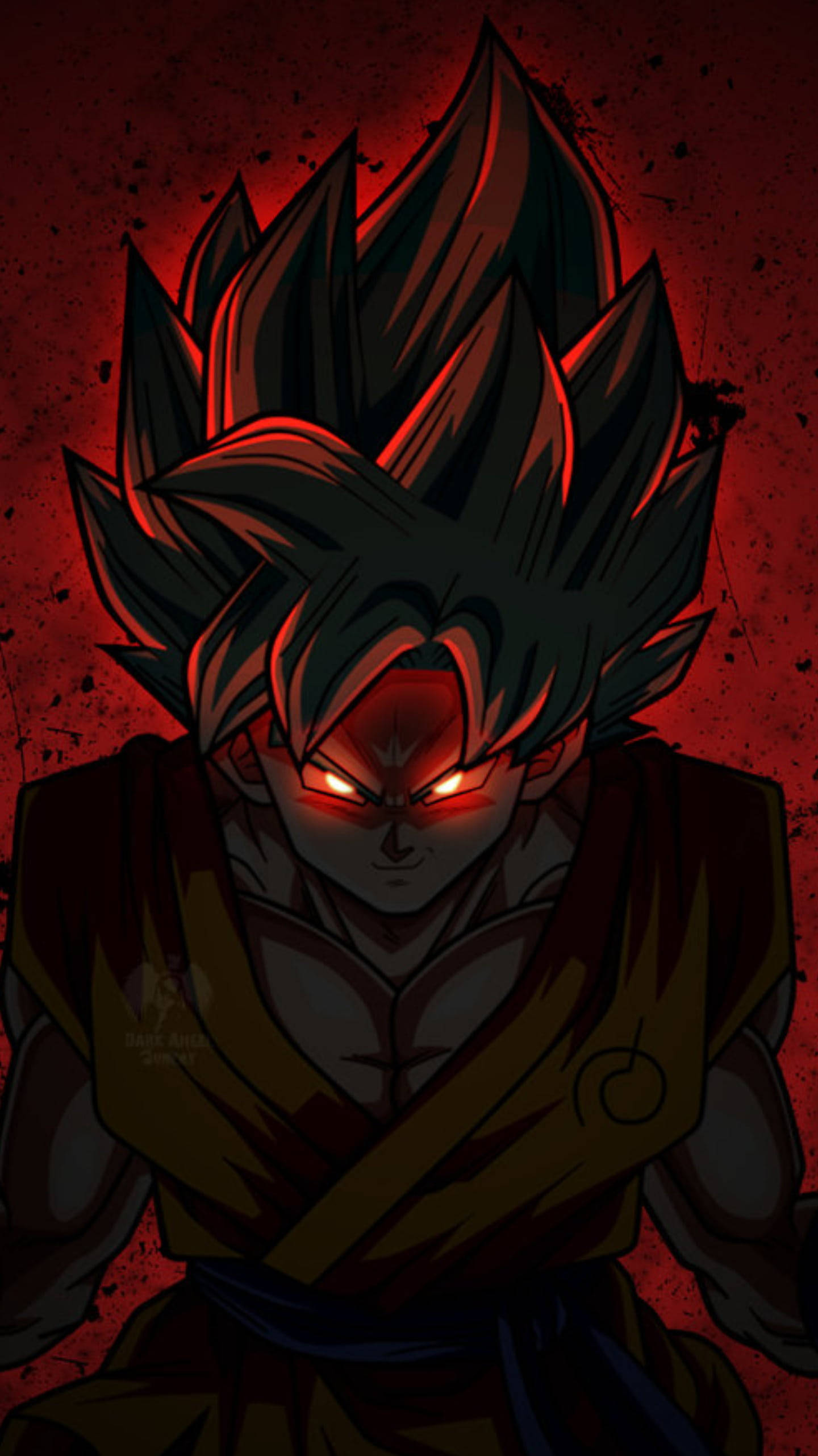 Perfil de Goku Negro Rojo Malvado Fondos de pantalla