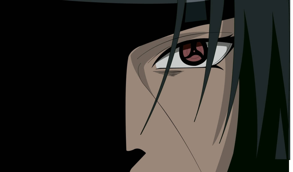 Perfil de Itachi con Sharingan de Anime Fondos de pantalla
