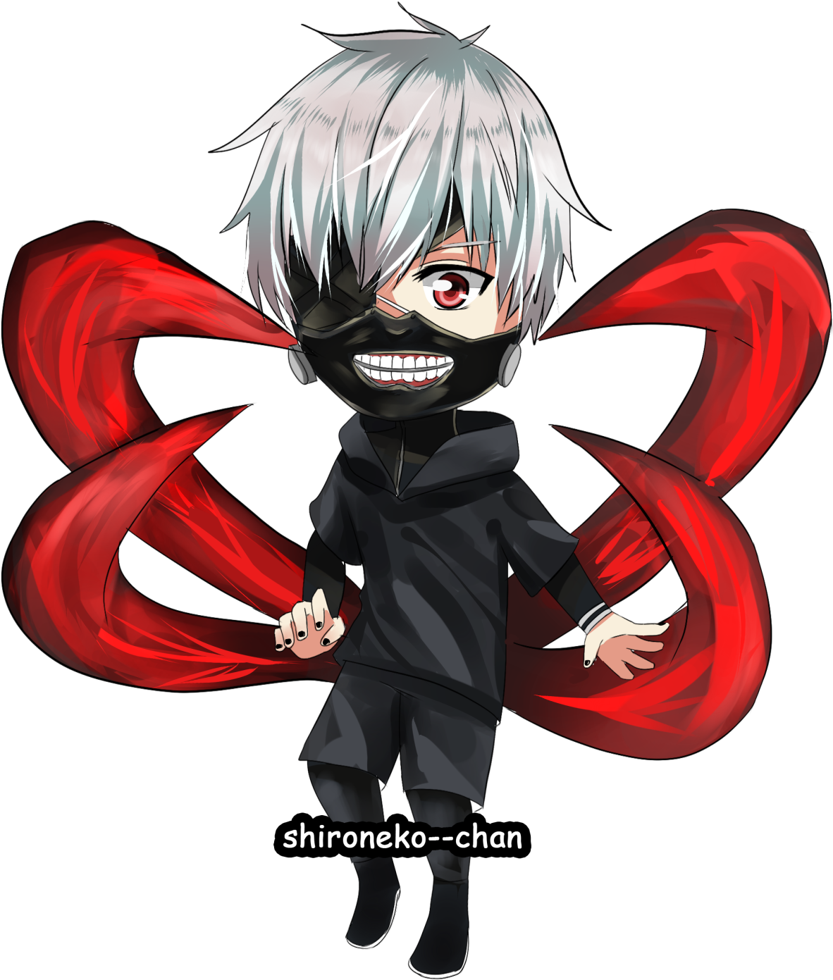 Personaje animado con tentáculos rojos Fondos de pantalla