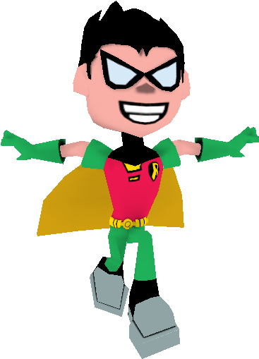 Personaje Animado de Roblox con Disfraz de Robin Fondos de pantalla
