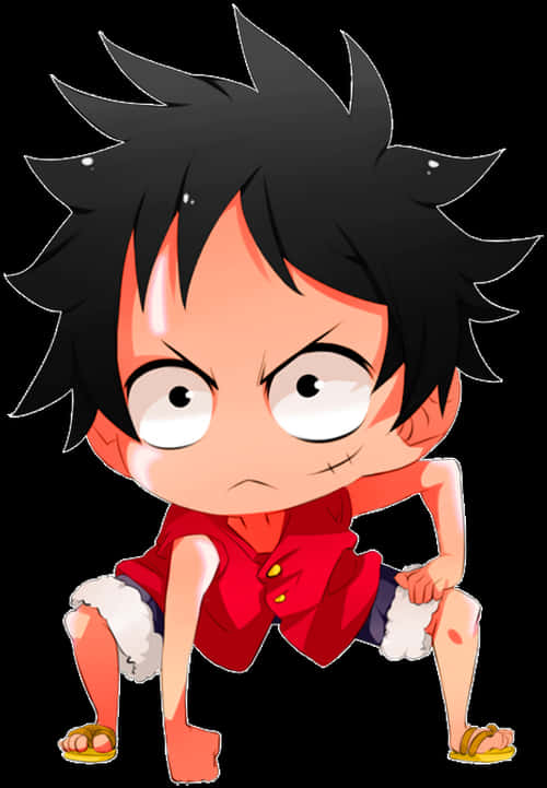 Personaje Chibi Luffy de One Piece Fondos de pantalla