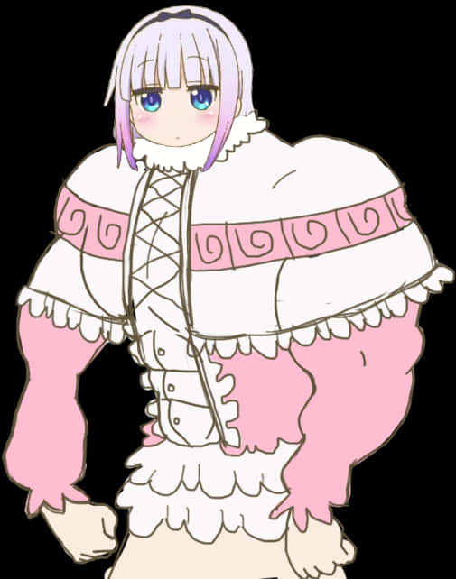 Personaje de anime con vestido rosa Fondos de pantalla