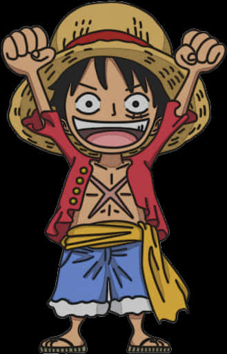 Personaje de anime emocionado Luffy Fondos de pantalla