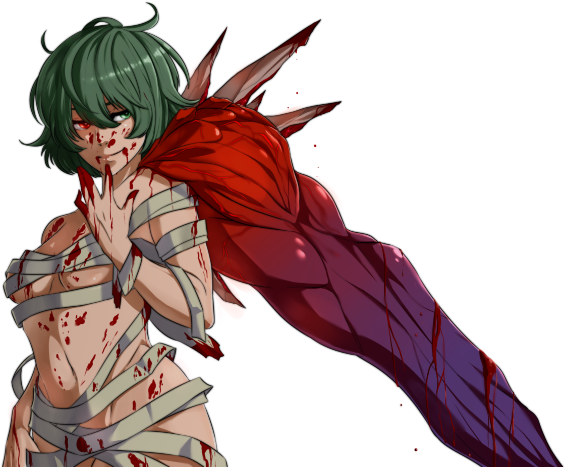 Personaje de anime herido Fondos de pantalla