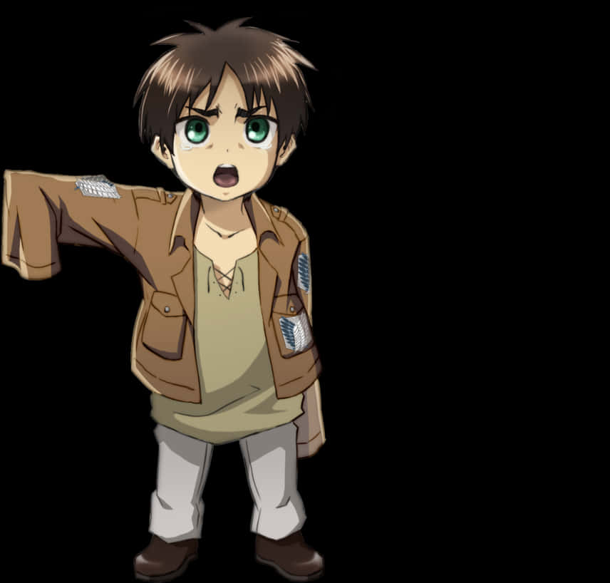 Personaje de anime joven con expresión de sorpresa Fondos de pantalla