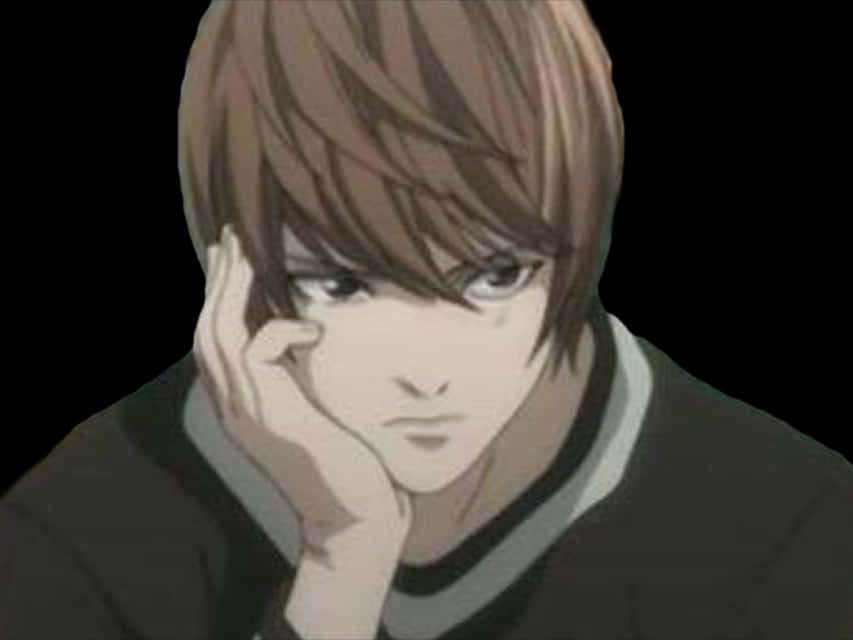 Personaje de anime pensativo Light Yagami Fondos de pantalla