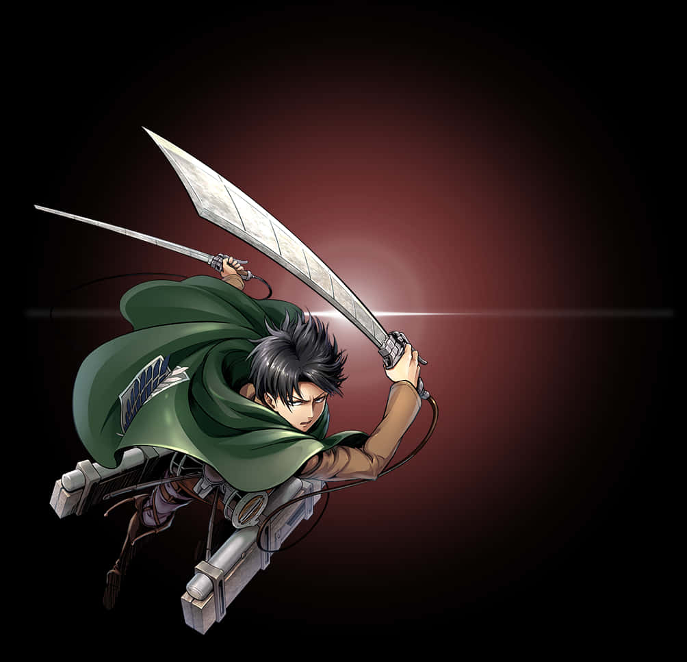 Personaje de Attack on Titan en acción Fondos de pantalla