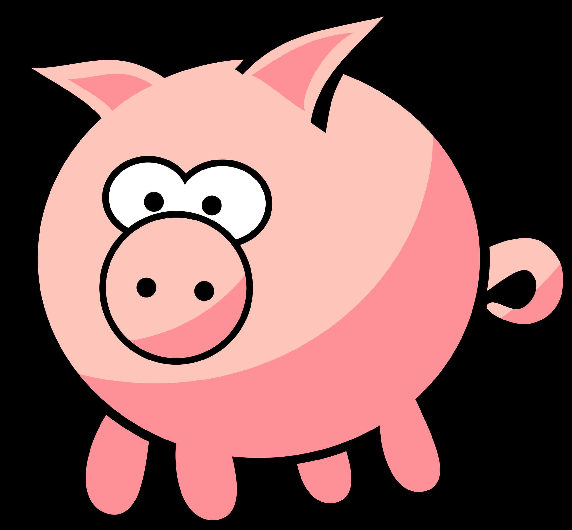 Personaje de Cerdo Animado Fondos de pantalla