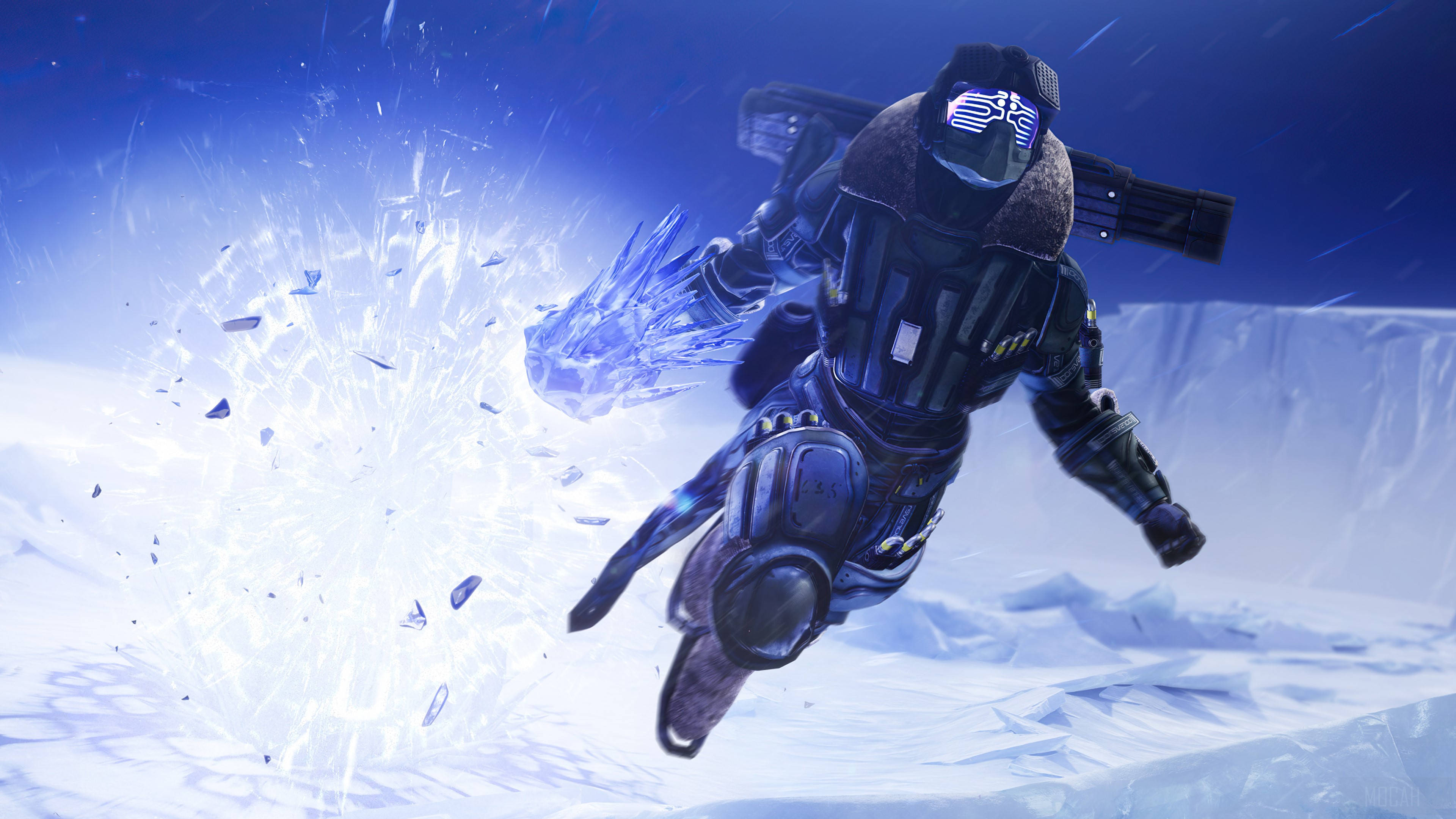 Personaje de Destiny 2 Beyond Light Volando Fondos de pantalla