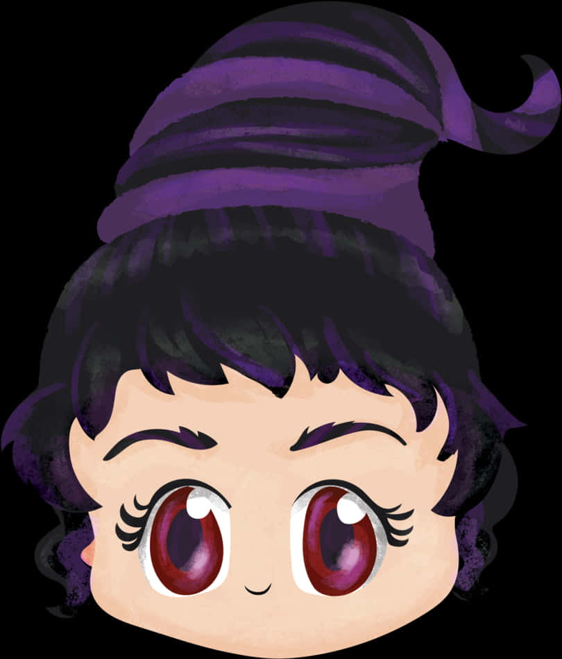 Personaje de dibujos animados de bruja linda Fondos de pantalla