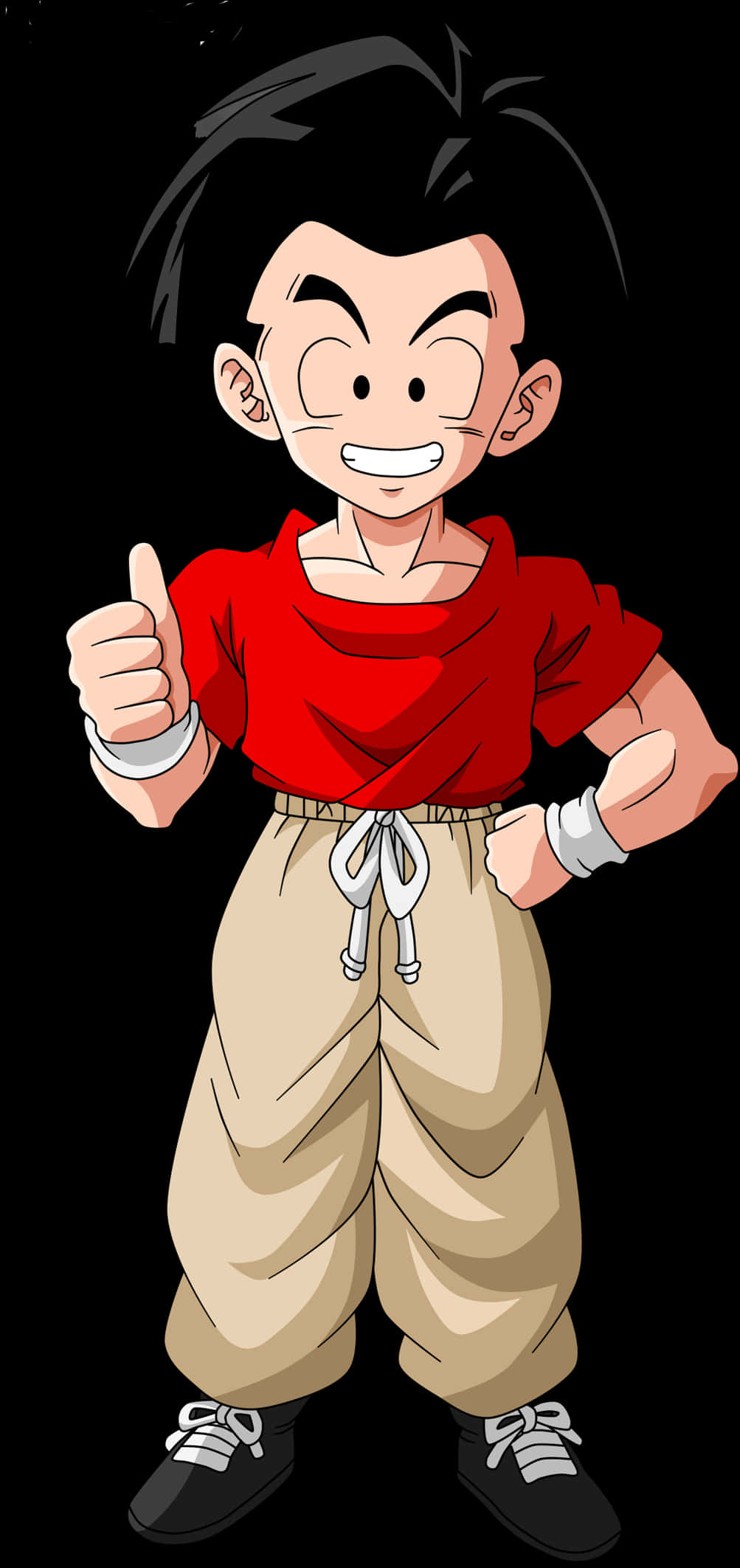 Personaje de Dragon Ball Z con pulgar arriba Fondos de pantalla