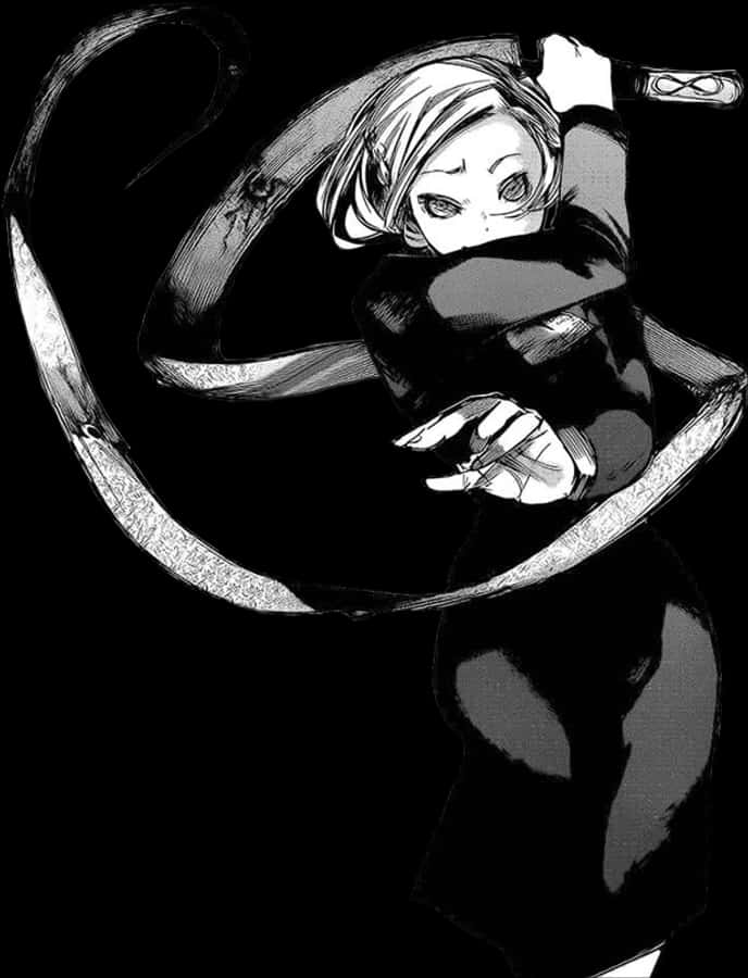 Personaje de Manga con Espada Dibujando Fondos de pantalla