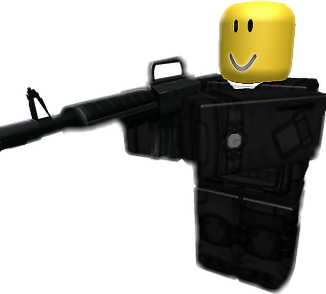 Personaje de Roblox con arma Fondos de pantalla