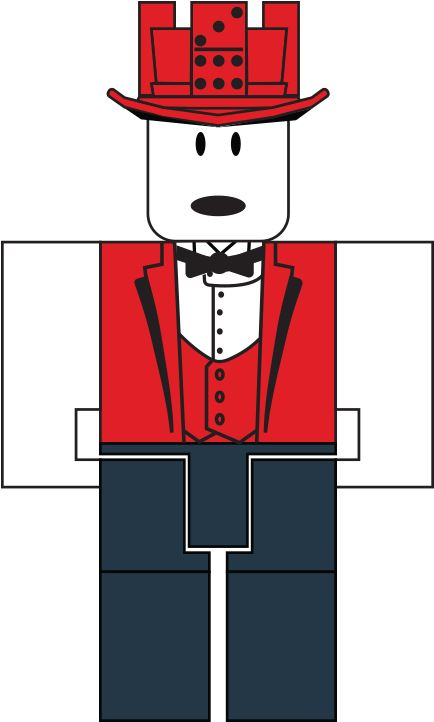 Personaje de Roblox en atuendo formal Fondos de pantalla