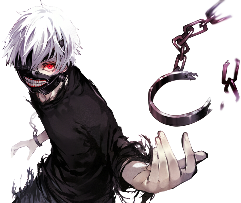 Personaje de Tokyo Ghoul liberándose Fondos de pantalla