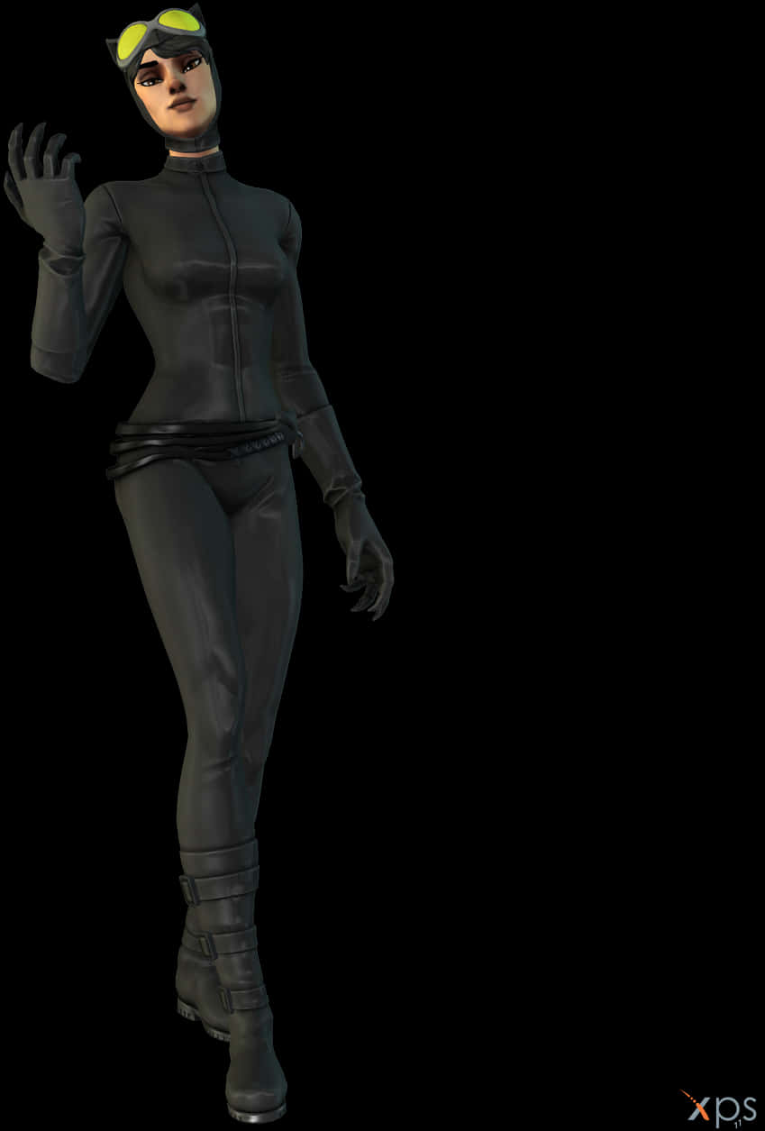 Personaje Femenino de Fortnite en Pose Sigilosa Fondos de pantalla