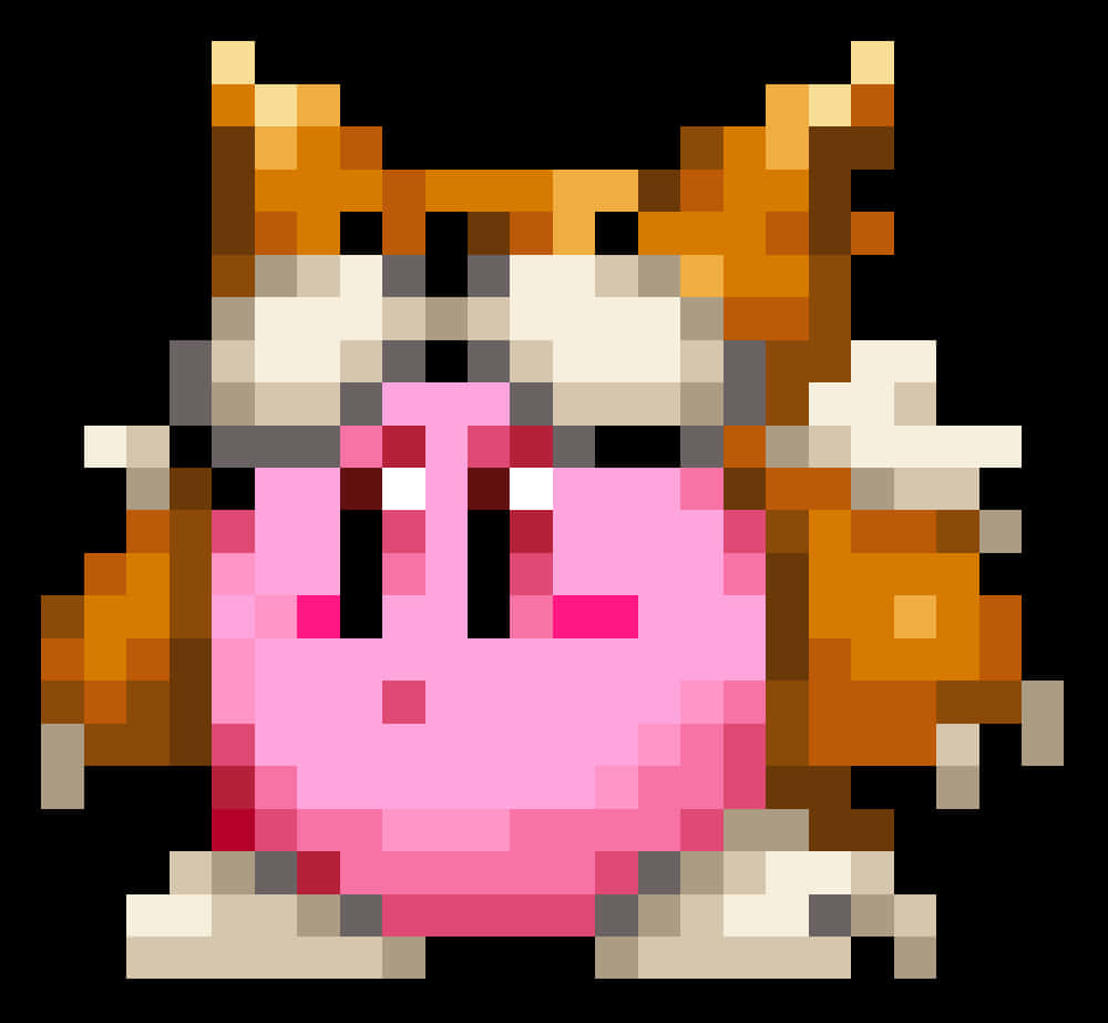 Personaje Kirby pixelado Fondos de pantalla