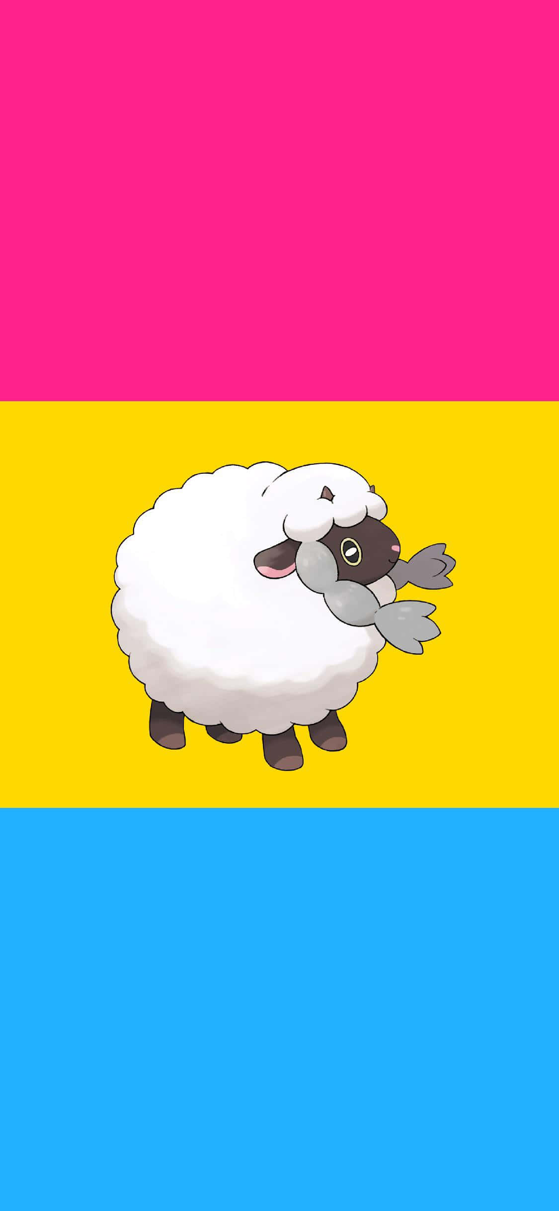 Personaje Pokémon Wooloo con Bandera Pan Fondos de pantalla