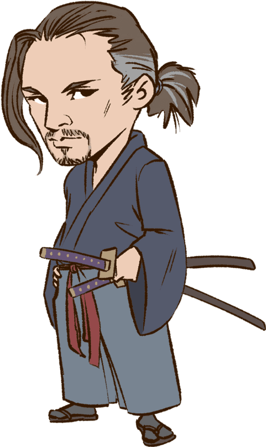 Personaje Samurái Animado Fondos de pantalla