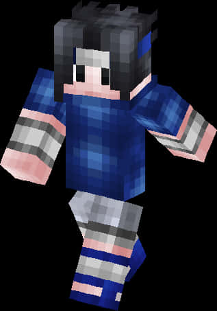 Personaje Sasuke estilo Minecraft Fondos de pantalla