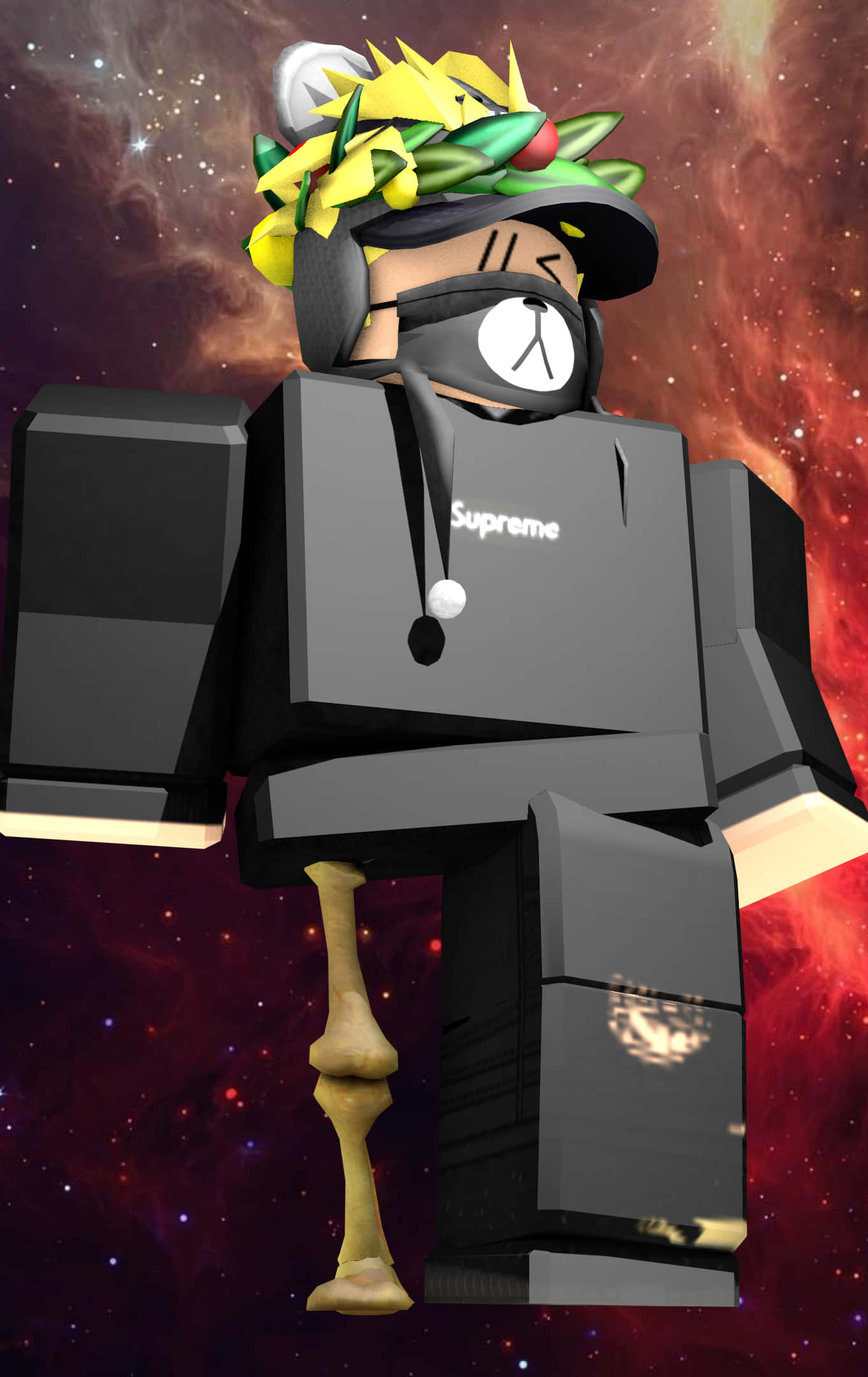 Personaje único y genial de Roblox para iPhone Fondos de pantalla