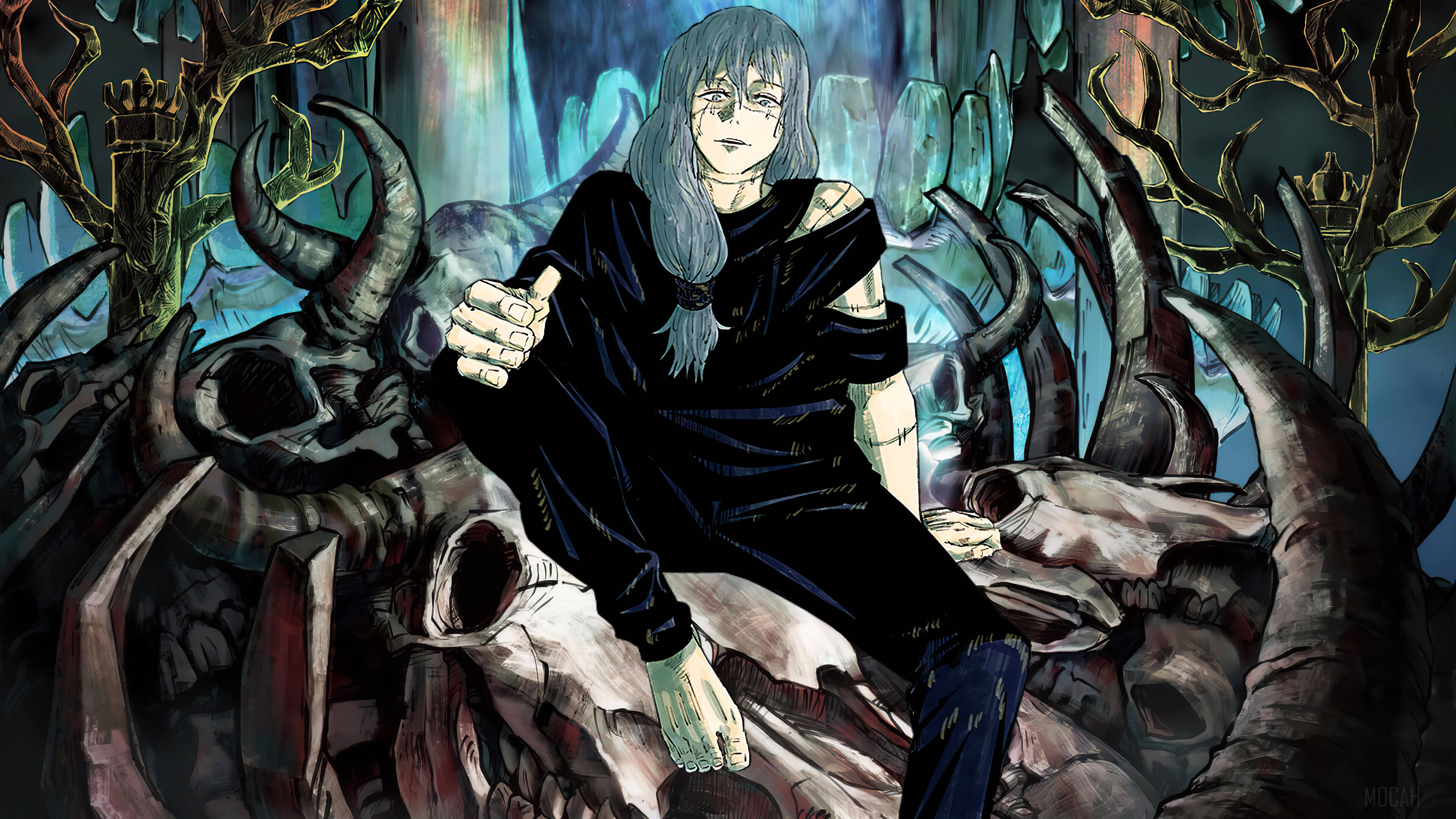 Personajes de Anime Hechicería en Lucha Fondos de pantalla