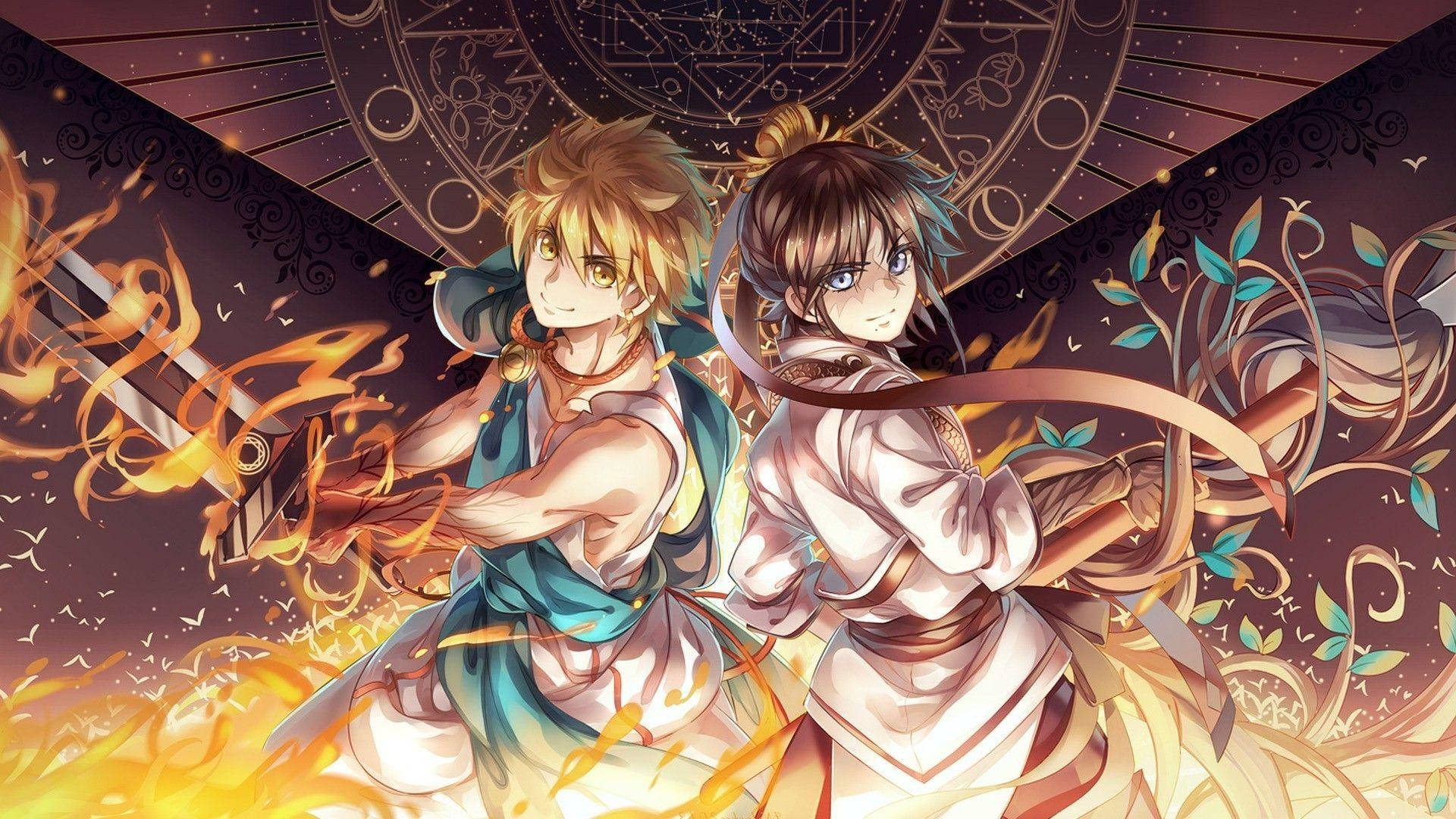 Personajes de Anime Magi Fondos de pantalla
