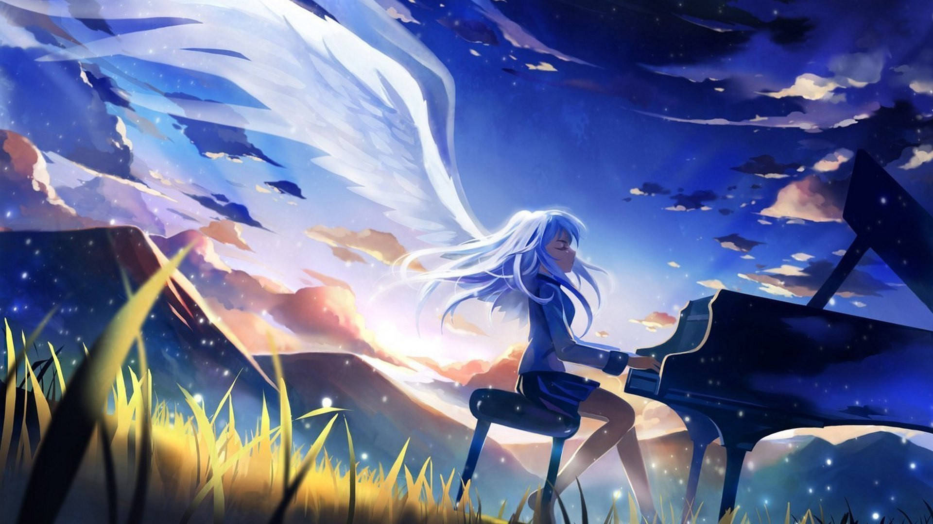 Personajes de Anime Angel Beats! Fondos de pantalla