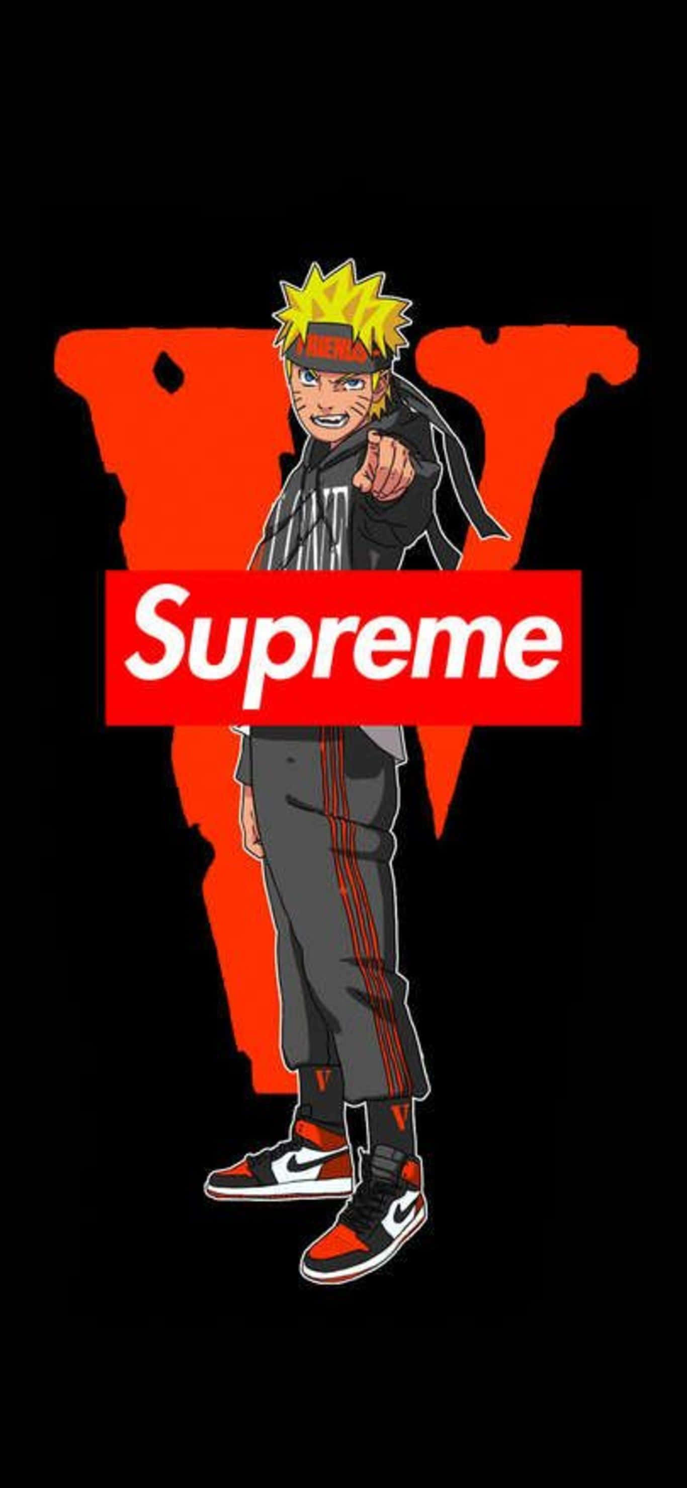 Personajes de anime se ven a la moda y estilosos usando ropa urbana de Supreme. Fondos de pantalla