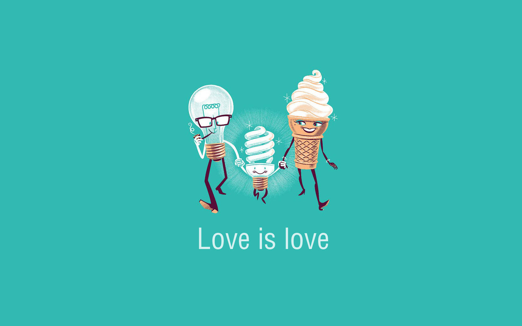 Personajes de caricatura El amor es amor Fondos de pantalla