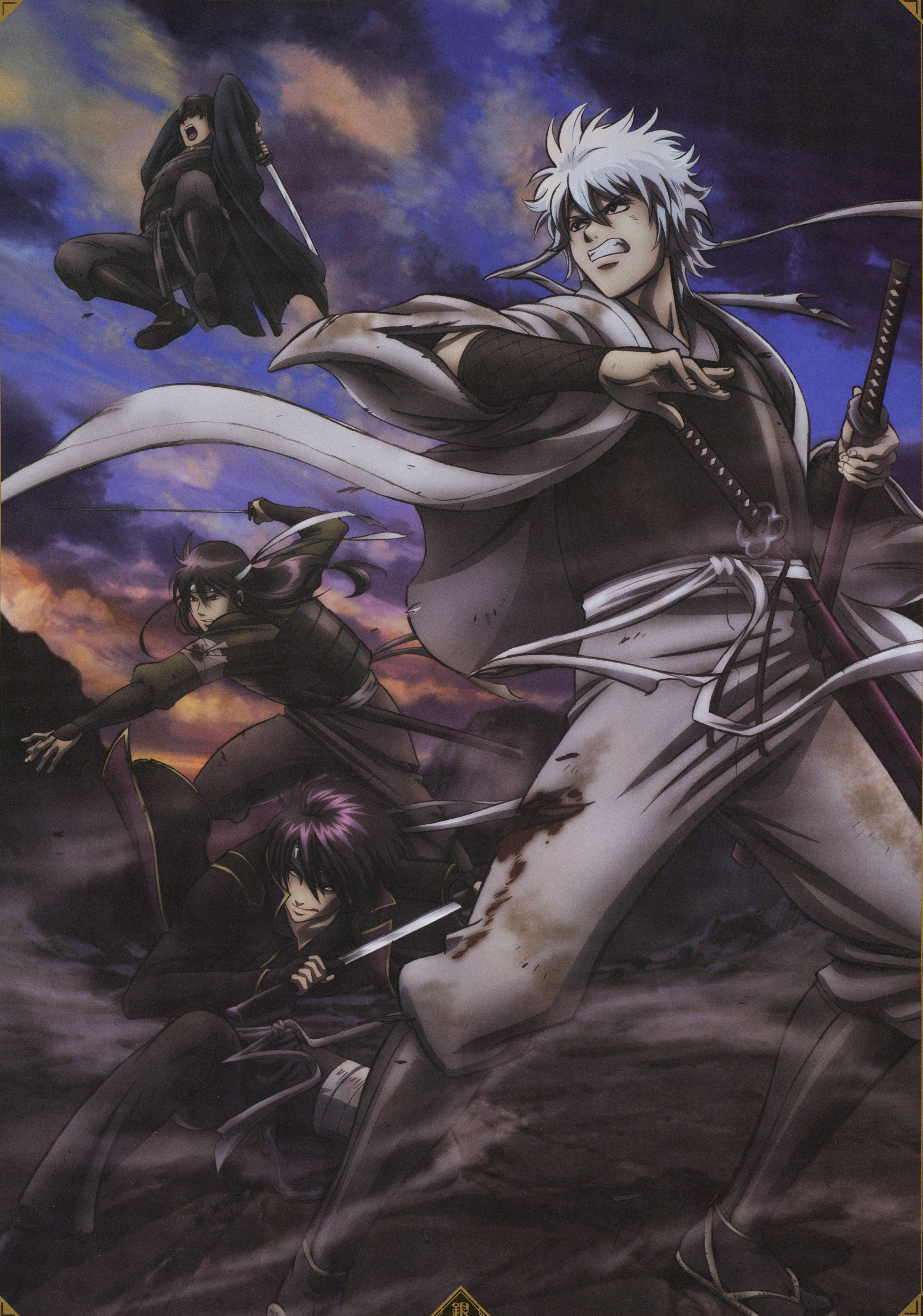 Personajes de Gintama listos para pelear Fondos de pantalla