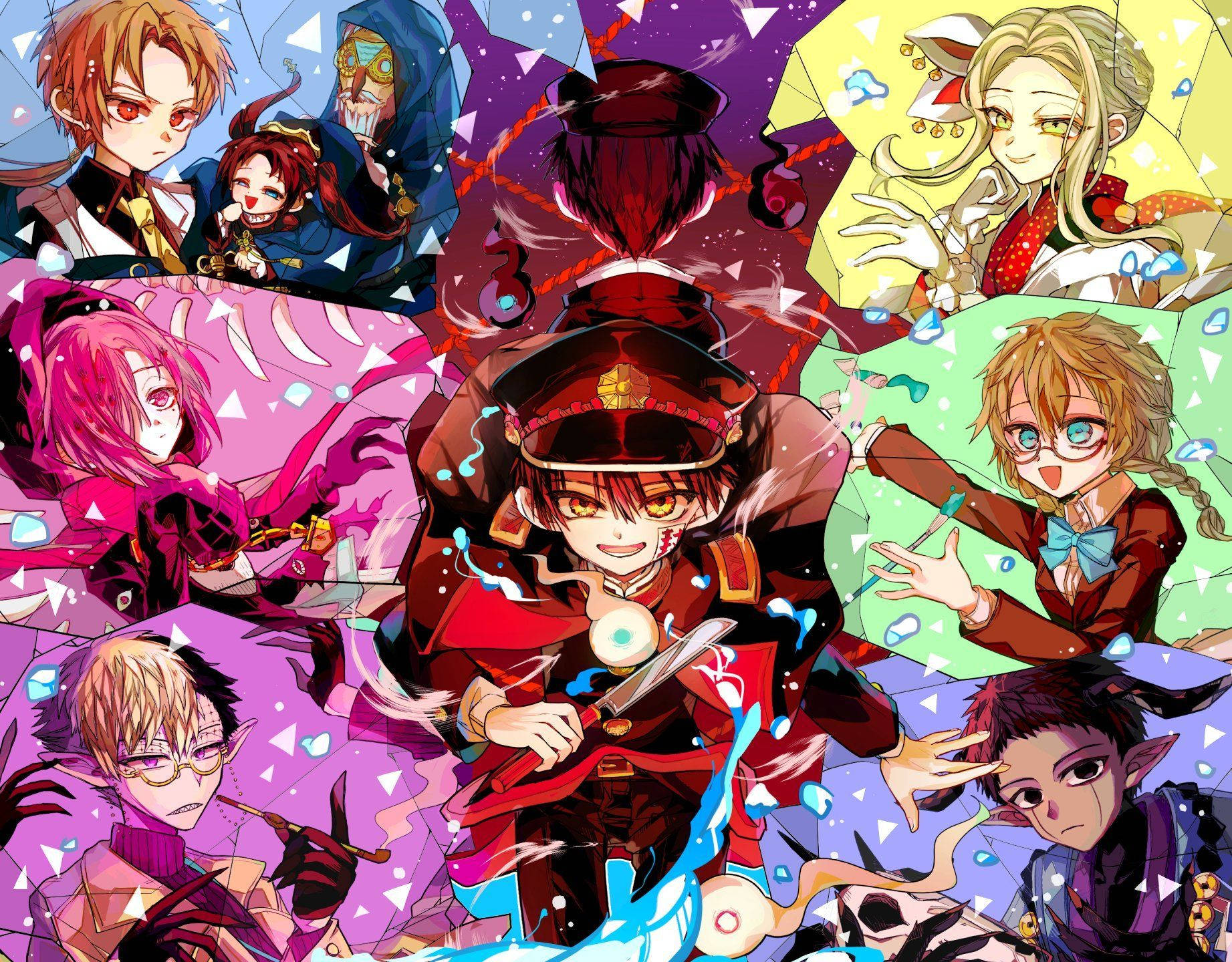 Personajes de Hanako Kun para Escritorio Fondos de pantalla