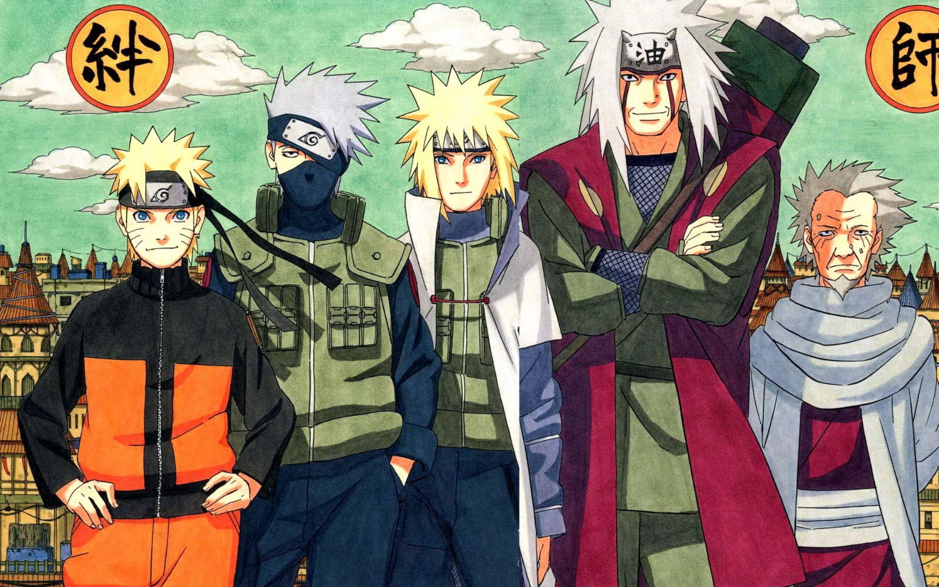 Personajes de Naruto Aldea Konoha Fondos de pantalla